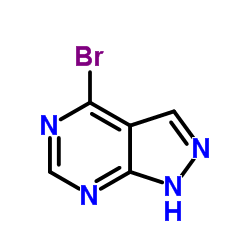4-溴-1H-吡咯并[3,4-d]嘧啶结构式