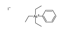triethyl(phenyl)arsanium,iodide结构式