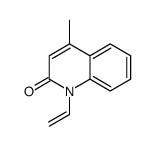 1-ethenyl-4-methylquinolin-2-one Structure