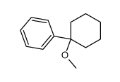 1-methoxy-1-phenylcyclohexane Structure