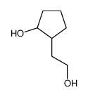 2-(2-hydroxyethyl)cyclopentan-1-ol Structure
