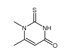 1,6-dimethyl-2-thiouracil Structure