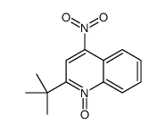 2-tert-butyl-4-nitro-1-oxidoquinolin-1-ium Structure