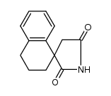 3,4-Dihydrospiro[naphthalin-1(2H),3'-pyrrolidin]-2',5'-dion结构式