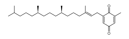 2-methyl-6-phythyl-1,4-benzoquinone结构式