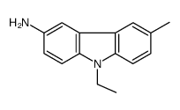 9-ethyl-6-methylcarbazol-3-amine Structure