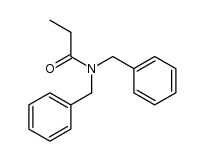 N,N-bis(phenylmethyl)-propionamide Structure