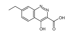 7-ethyl-4-oxo-1,4-dihydro-cinnoline-3-carboxylic acid结构式