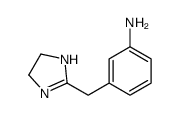 Benzenamine,3-[(4,5-dihydro-1H-imidazol-2-yl)methyl]-结构式