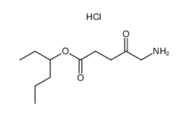 1-ETHYLBUTYL 5-AMINOLEVULINATE HYDROCHLORIDE ESTER结构式