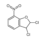 2,3-dichloro-7-nitro-2,3-dihydrobenzofuran Structure