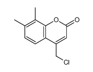 4-(chloromethyl)-7,8-dimethylchromen-2-one Structure