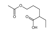 5-acetyloxy-2-ethylpentanoic acid Structure