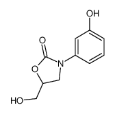 5-(hydroxymethyl)-3-(3-hydroxyphenyl)-1,3-oxazolidin-2-one Structure