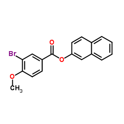 2-Naphthyl 3-bromo-4-methoxybenzoate结构式