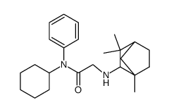 2-[(1,3,3-trimethylbicyclo[2.2.1]hept-2-yl)amino]-N-cyclohexyl-N-phenylacetamide Structure