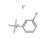 3-fluoro-tri-N-methyl-anilinium, iodide Structure