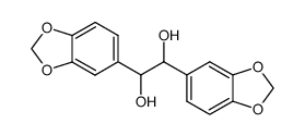 1,2-bis(benzo[d][1,3]dioxol-5-yl)ethane-1,2-diol Structure