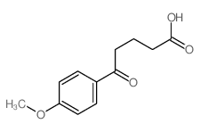 5-(4-methoxyphenyl)-5-oxo-pentanoic acid structure