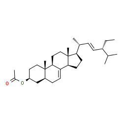 Chondrillasterol acetate Structure