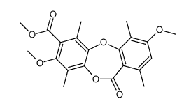di-O-methylhypoprotocetrarate Structure