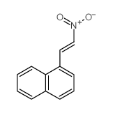 1-[(E)-2-nitroethenyl]naphthalene Structure