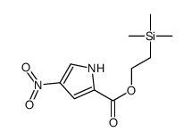 2-trimethylsilylethyl 4-nitro-1H-pyrrole-2-carboxylate Structure