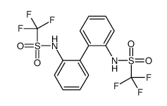 1,1,1-trifluoro-N-[2-[2-(trifluoromethylsulfonylamino)phenyl]phenyl]methanesulfonamide结构式