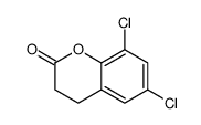 6,8-二氯苯并二氢吡喃-4-酮结构式