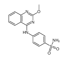 4-(2-methoxy-quinazolin-4-ylamino)-benzenesulfonamide Structure