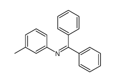 N-benzhydrylidene-m-toluidine Structure