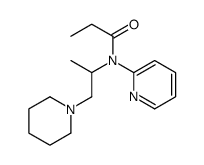 N-[1-(1-Piperidinyl)-2-propanyl]-N-(2-pyridinyl)propanamide结构式