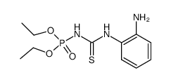 diethyl ((2-aminophenyl)carbamothioyl)phosphoramidate结构式