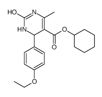 cyclohexyl 4-(4-ethoxyphenyl)-6-methyl-2-oxo-3,4-dihydro-1H-pyrimidine-5-carboxylate Structure