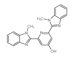 2,6-BIS(1-METHYL-1H-BENZO[D]IMIDAZOL-2-YL)PYRIDIN-4-OL structure