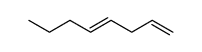 (E)-octa-1,4-diene Structure