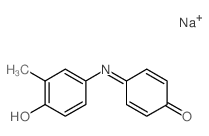 4-(4-hydroxy-3-methyl-phenyl)iminocyclohexa-2,5-dien-1-one结构式