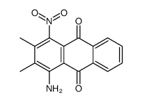 1-amino-2,3-dimethyl-4-nitroanthracene-9,10-dione结构式