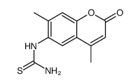1-(4,7-dimethyl-2-oxo-2H-chromen-6-yl)thiourea Structure