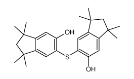 6,6'-thiobis[2,3-dihydro-1,1,3,3-tetramethyl-1H-inden-5-ol] Structure