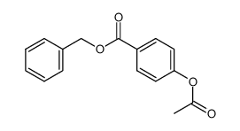 benzyl 4-acetoxybenzoate Structure