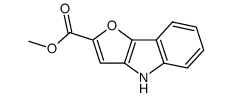 4H-furo[3,2-b]indole-2-carboxylic acid methyl ester结构式