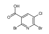 2,6-二溴-5-氯烟酸结构式