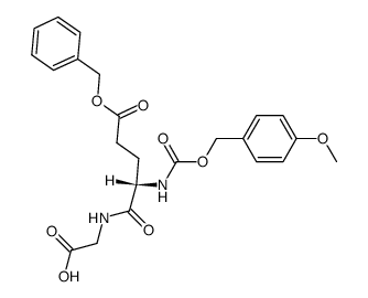 Z(OMe)-Glu(OBzl)-Gly-OH结构式