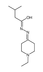 Butanoic acid, 3-methyl-, (1-ethyl-4-piperidinylidene)hydrazide (9CI)结构式