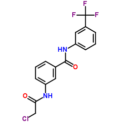 3-(2-CHLORO-ACETYLAMINO)-N-(3-TRIFLUOROMETHYL-PHENYL)-BENZAMIDE图片