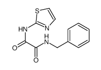 N-benzyl-N'-(1,3-thiazol-2-yl)oxamide结构式
