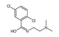 2,5-dichloro-N-[2-(dimethylamino)ethyl]benzamide Structure