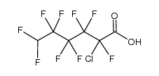 2-Chlor-2,3,3,4,4,5,5,6,6-nonafluor-capronsaeure Structure