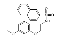 N-[2-(3-methoxyphenoxy)ethyl]naphthalene-2-sulfonamide Structure